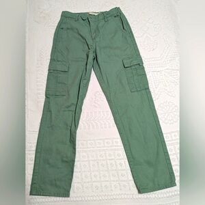 Levi's Cargo pants kids sized 12 - green